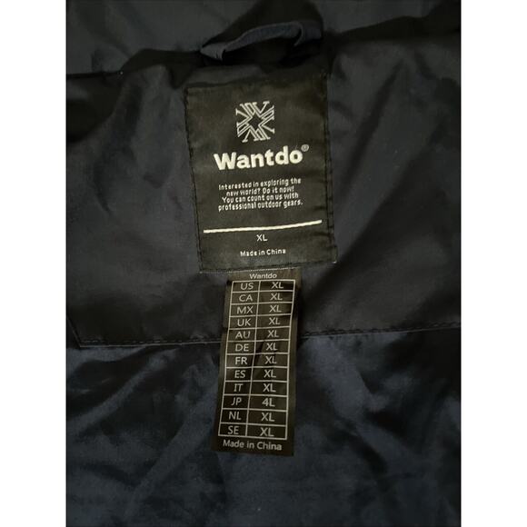 Wantdo Men's Warm Puffer Jacket Waterproof Windproof Winter Coat Thicken Outwear - Picture 4 of 5